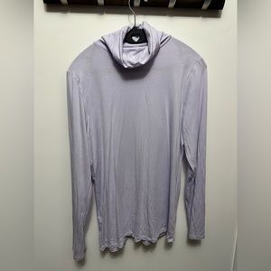 Kettlewell Silky Roll Neck in Iced Lavender size Large